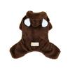 Cute Bear Molding Dog Jumpsuit Fleece Warm Puppy Costume Winter Dog Clothes for Small Dogs