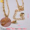 Copper-Plated 24K Gold Necklace with O-ring, Cuban, Beaded, Cross Chains & Vacuum Electroplated Jewelry Accessories