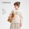MOMOCO Boys' Solid Color Round Neck Sweatshirt