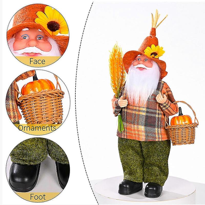 Festival Season Decoration Doll Basket Old Man Doll Thanksgiving Old Man Doll Ornaments