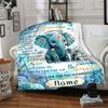 Grandma'S Love Wisdom Blanket Warmthful Decor Great For Sofa Couch Office Bed Picnics Four Seasons Multipurpose Digital Print Birthday Christmas Gift
