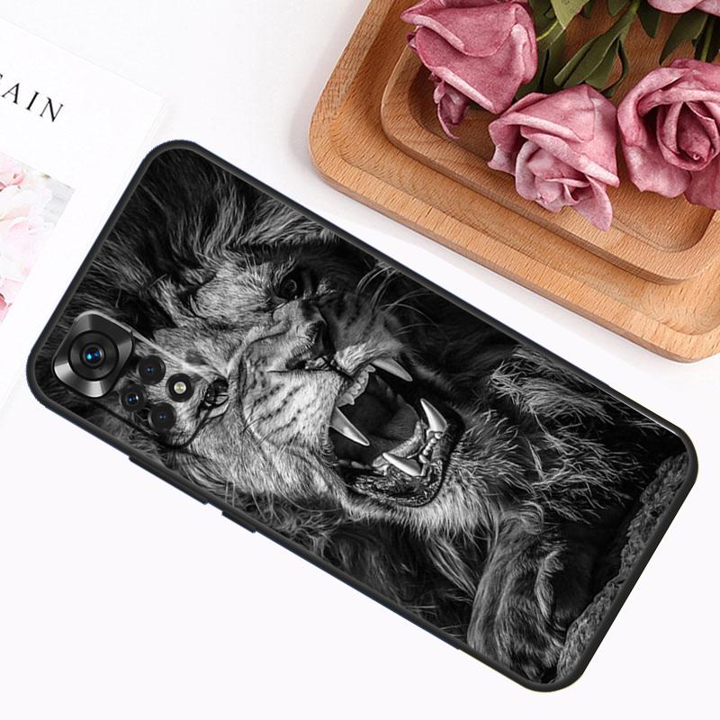 Animal Lion Case For Xiaomi Redmi Note 14 Pro 13 12 11 9 10 9S 10S 11S 12S Redmi 14C 13C 10C 12C Cover