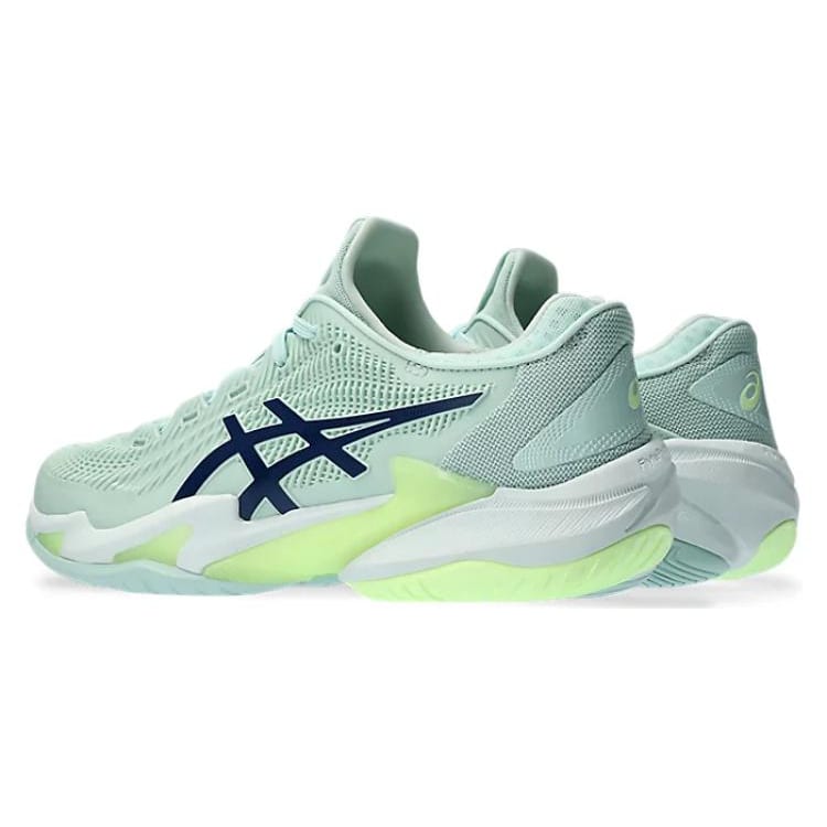 Asics Court FF 3 Comfortable Round Toe Low Top Tennis Shoes Women's Gray Green 1042A220-400