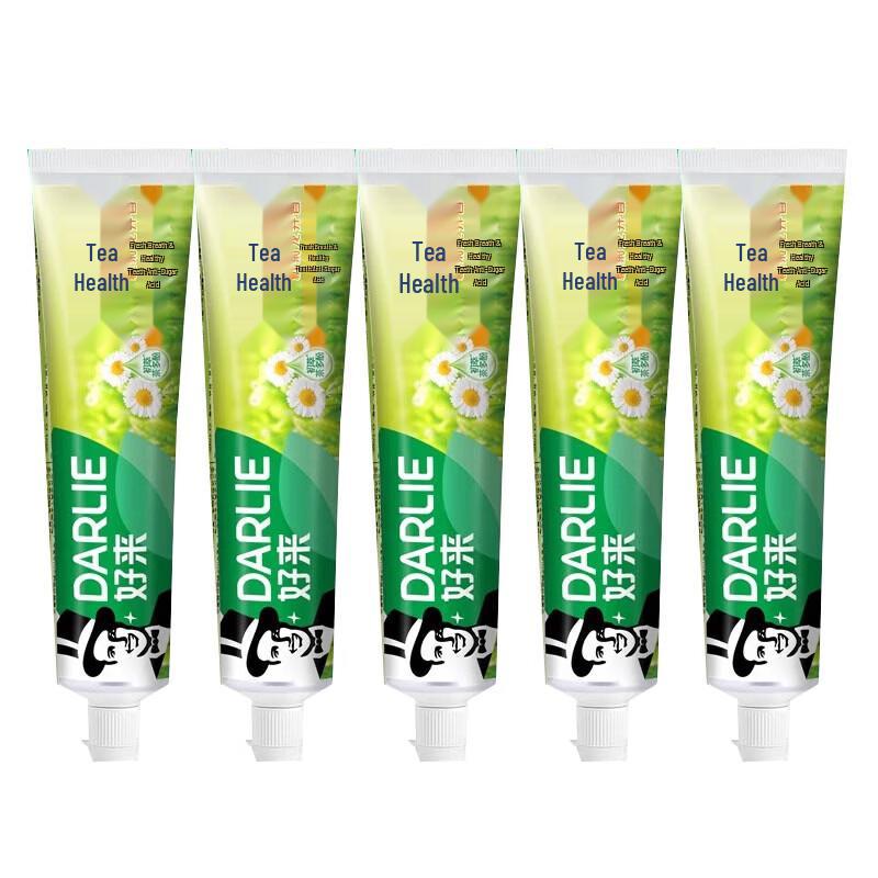 Darlie Tea Power Chrysanthemum & Longjing Toothpaste 5-Pack