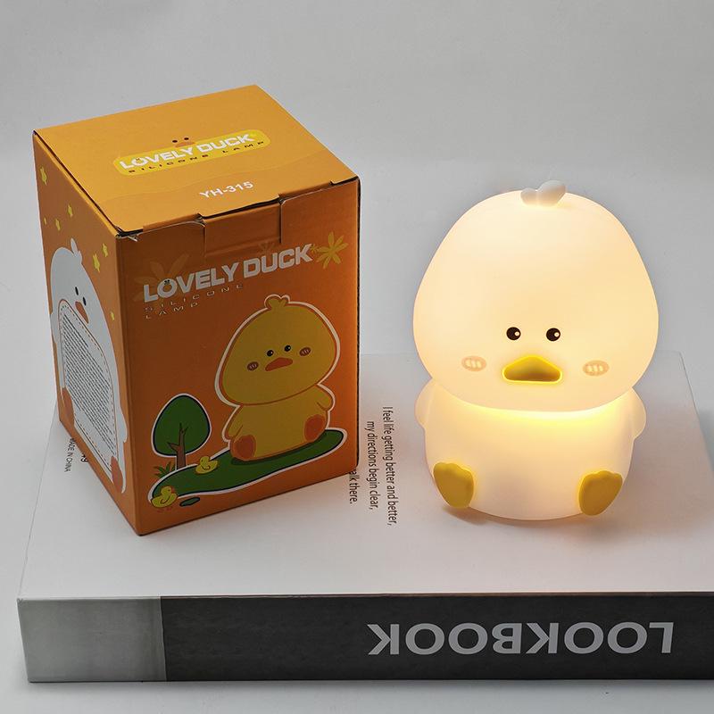 Little Duck Silicone Night Light & Stress Relief Lamp
