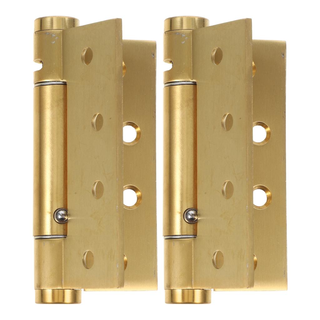 2Pcs Auto Close Door Hinges Spring Loaded Heavy Duty Hinges for Residential Commercial Use Master Closet Pantry Garage Door