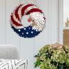 Brave Wings Wreath Patriotic Americana & Handcrafted Memorial Day Decor Handcrafted & Patriotic Americana 2D Brave Wings Wooden