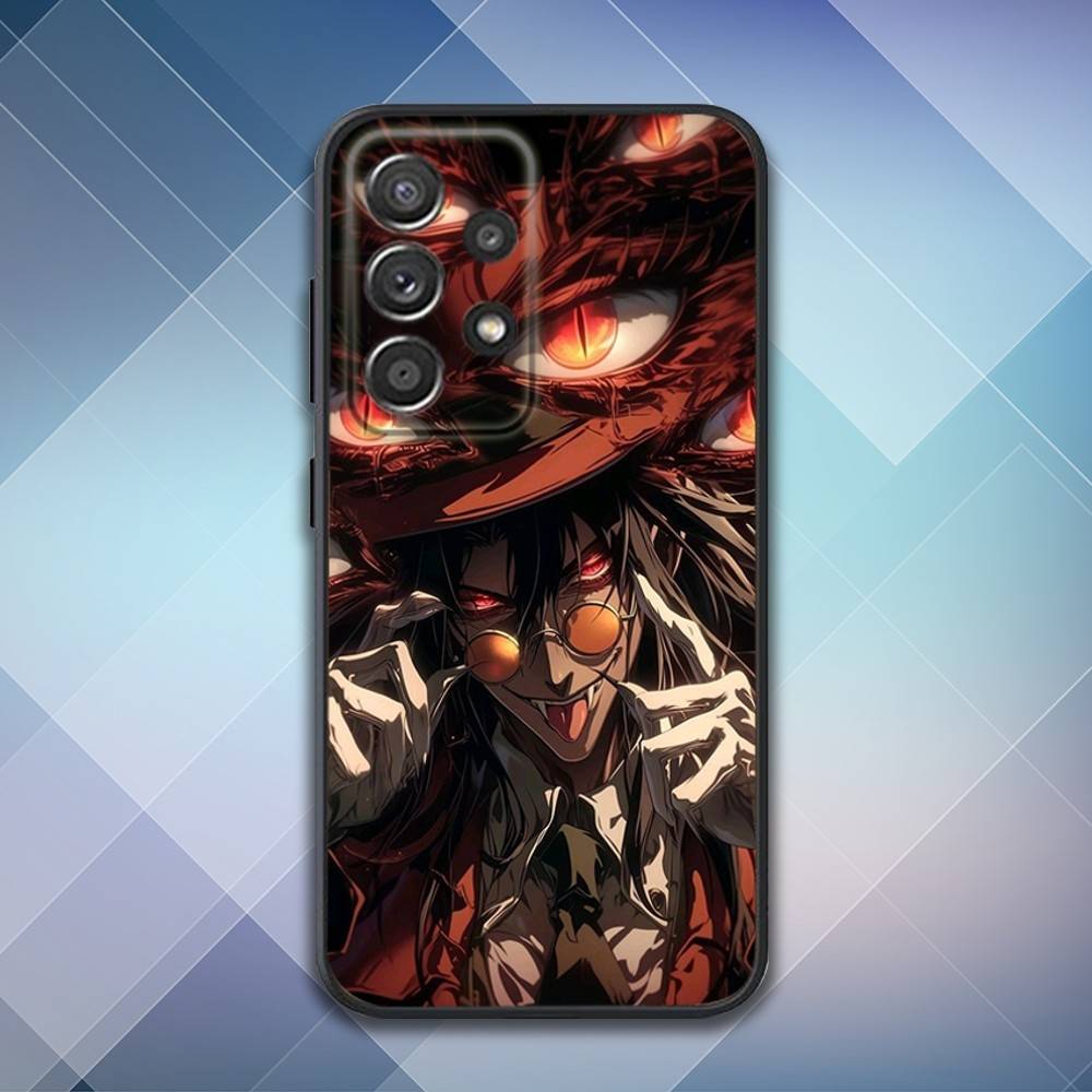 H-HELLSING Comics Phone Case For Samsung S25,S24,S21,S22,S23,S30,Ultra,S20,Plus,Fe,Lite,Note,10,9,5G Black Cover
