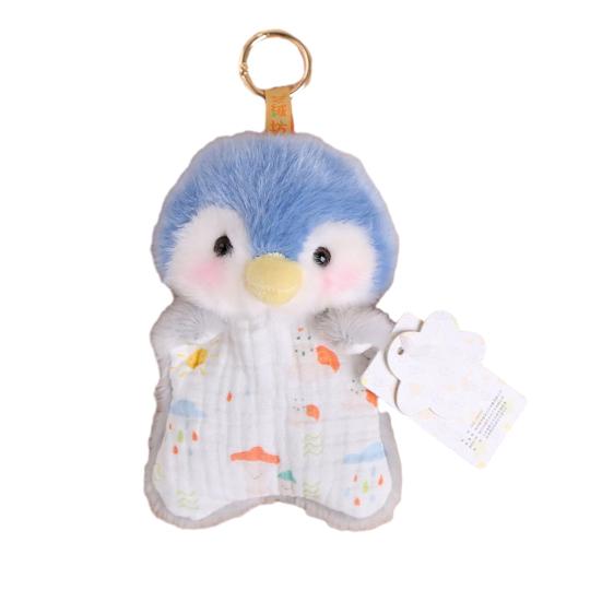 Doll Pendant Cartoon Elephant Monkey Fox Frog Design Plush Keychain Bags Backpacks Keys Decorative Bag Accessory