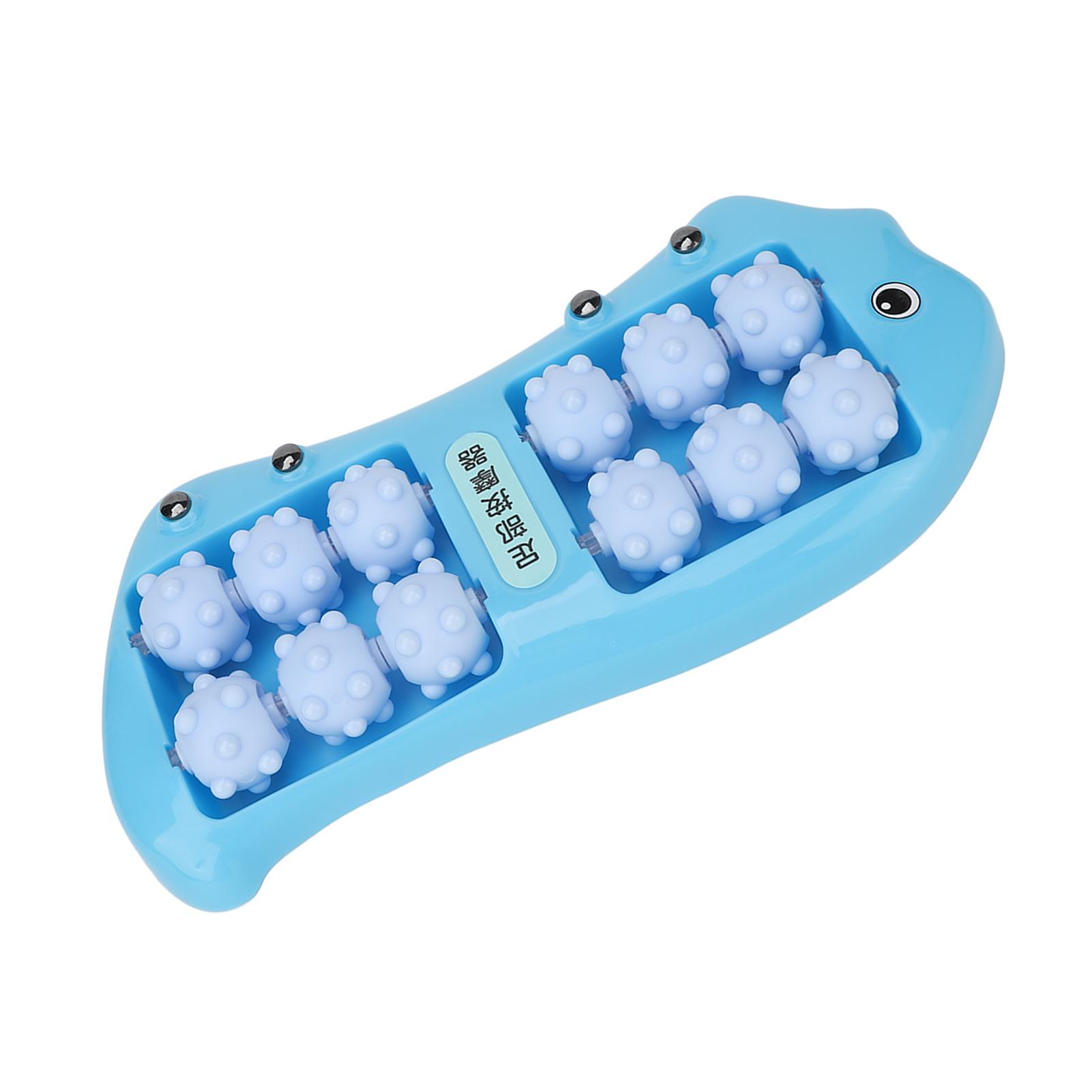 

Массажер для ног, роликовый, синий, акупрессурный, глубокий расслабляющий массажный инструмент для снятия боли в ногах, подошвенный