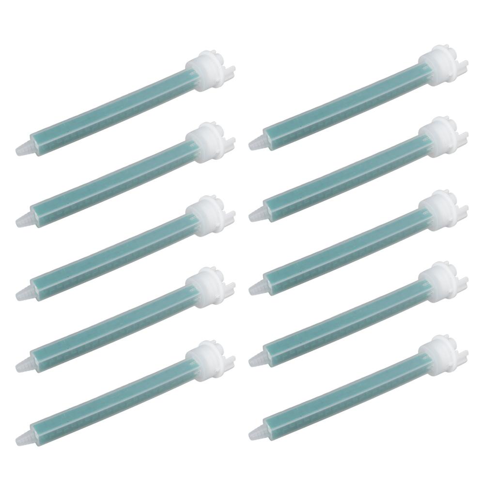 10pcs Mixing Nozzles Plastic Prevent Blocking Adhesive Glue Mixing Nozzle for Applicator
