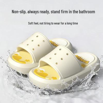 Cartoon Kinder Rutschfeste Sommerschuhe, Dicke Sohle für Drinnen/Draußen, Ideal für ältere Jungen und Mädchen