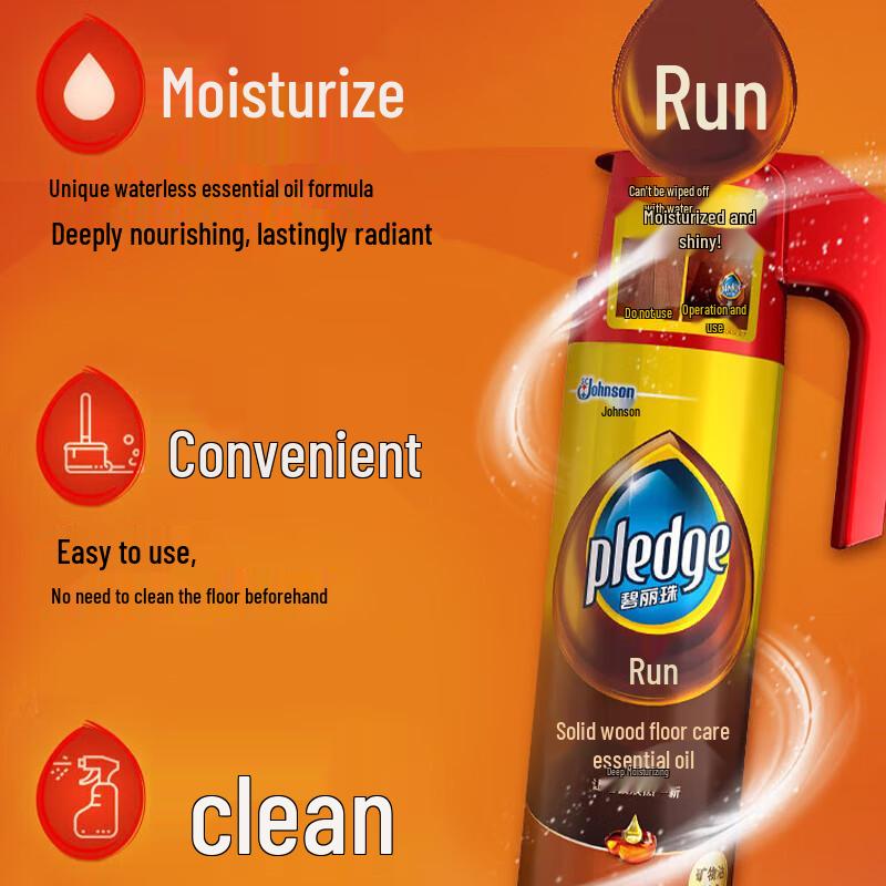 Pledge Wood Floor Care Essential Oil