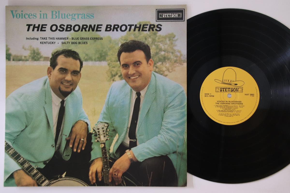 

LP Record OSBORNE BROTHERS - Voices In Bluegrass HAT3003 STETSON UK Country Used