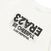Streetwear Both Sides Letters Graphic T-Shirt Cotton Unisex Tops Tees Summer Short Sleeves T Shirt