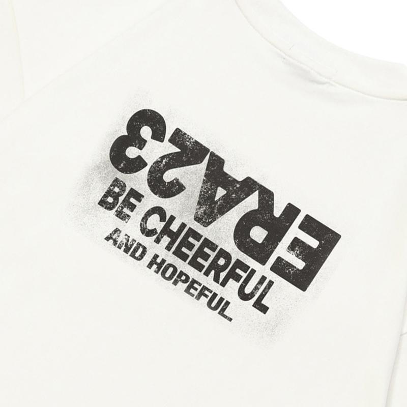 Streetwear Both Sides Letters Graphic T-Shirt Cotton Unisex Tops Tees Summer Short Sleeves T Shirt