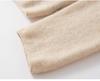 Women's Soft 100% Cashmere V-Neck Sweater - Loose Fit, Long Sleeve, Solid Color Knitwear for Autumn and Winter