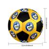 SIZE 5 Parramatta Eels Soccer Ball Colorful All Ages Machine Stitched PVC Competition Ready Durable High-Bounce