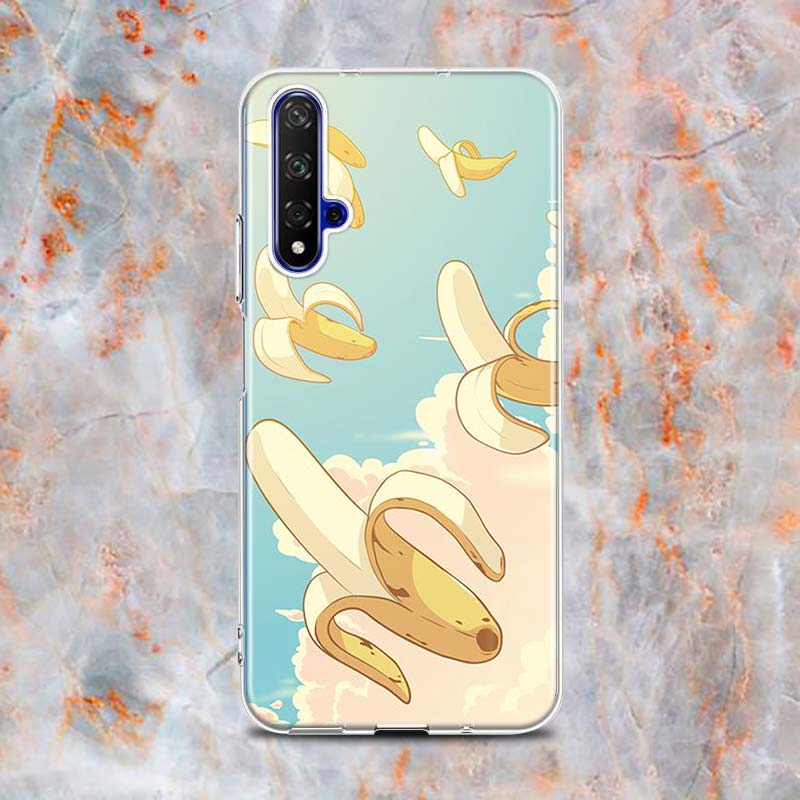

Силиконовый чехол с изображением фруктов и желтого банана для Honor 20 20S 20E 8 8A Prime 8X MAX 8C 8S 7A 7C 7S Pro Honor 20E