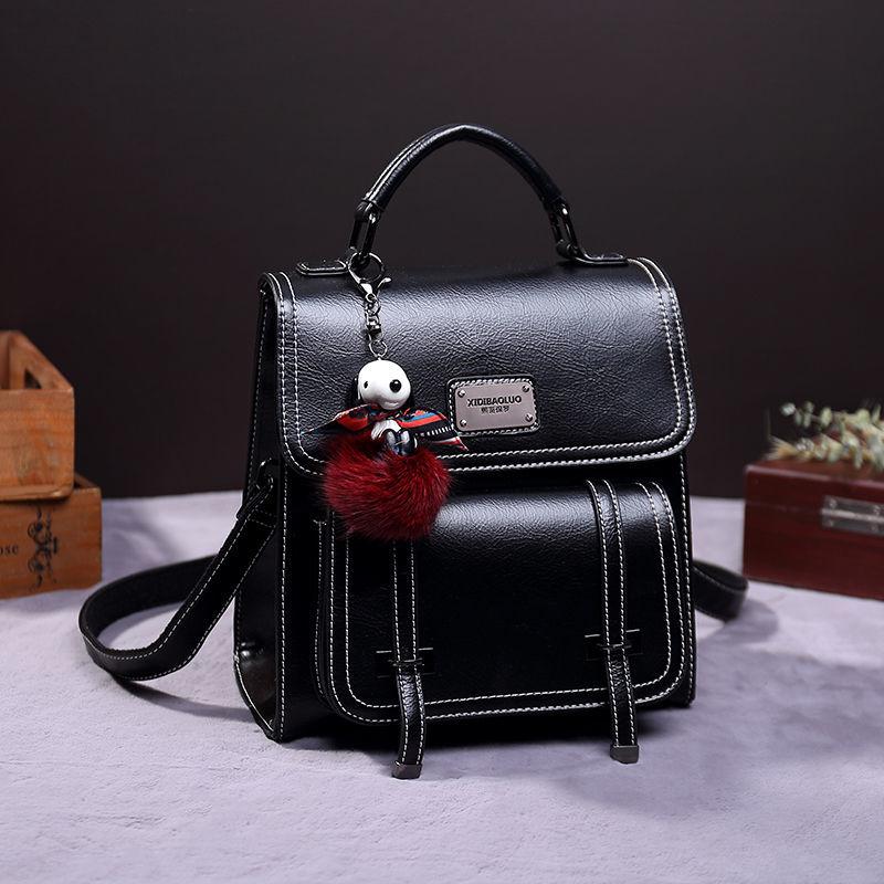 Kožená dámská taška Víceúčelový batoh Cambridge Bag Špičková taška Fashion Trend Messenger Bag