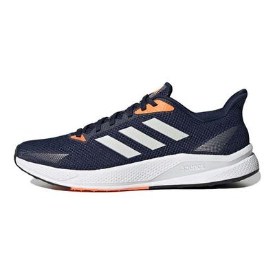 X9000L1 Basic Vielseitiger Stoff Rutschfest Abriebfest Leicht Niedrig Geschnittene Lässige Laufschuhe Herren Sneaker Blau Orange EH0003