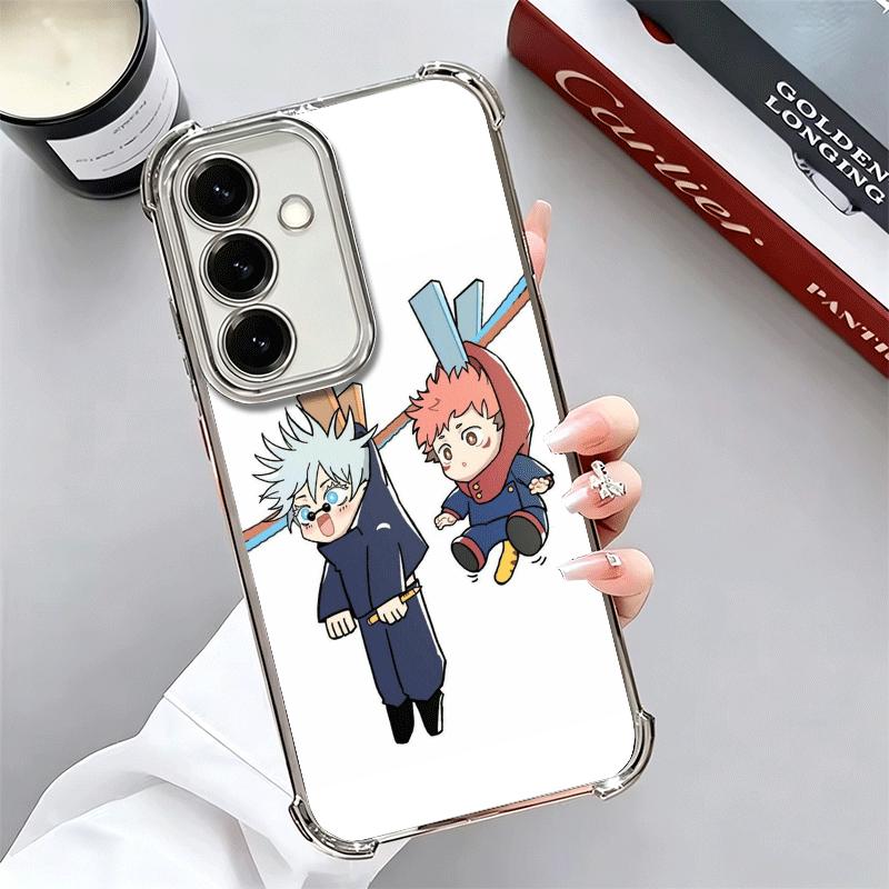 Cartoon Cute JUJUSU Anime Soft Phone Case For Samsung A17 A27 A07 A37 A57 A16 A56 A15 A55 A14 A54 A13 A53 A26 A36 A25 A35 A24 A3