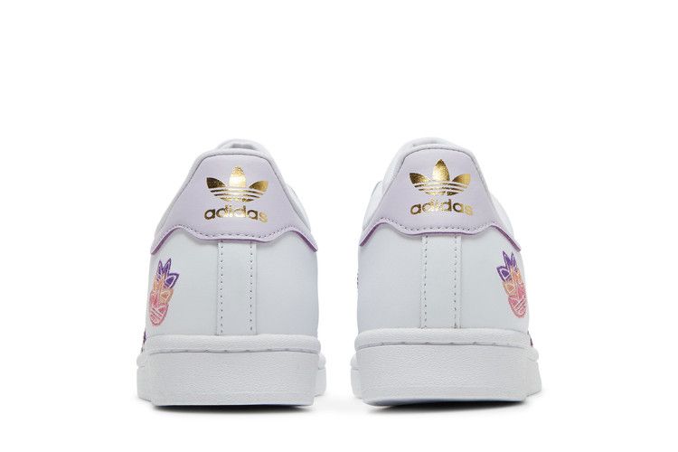 adidas Superstar Trefoil White Purple Tint (Women's)