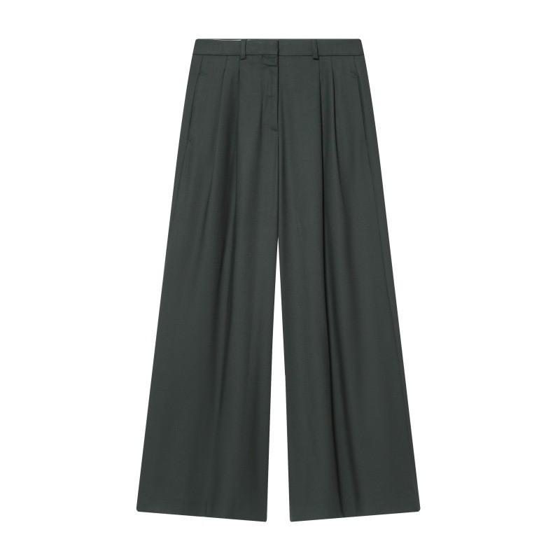 26pcs Womens Loose Blend Trousers Street Style High Waist Straight Leg Casual Pants