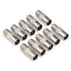 10Pcs/lot Aerial Male Adapter Satellite Coax Connector F Female To TV Male Converter Practical Electrical Equipment Parts