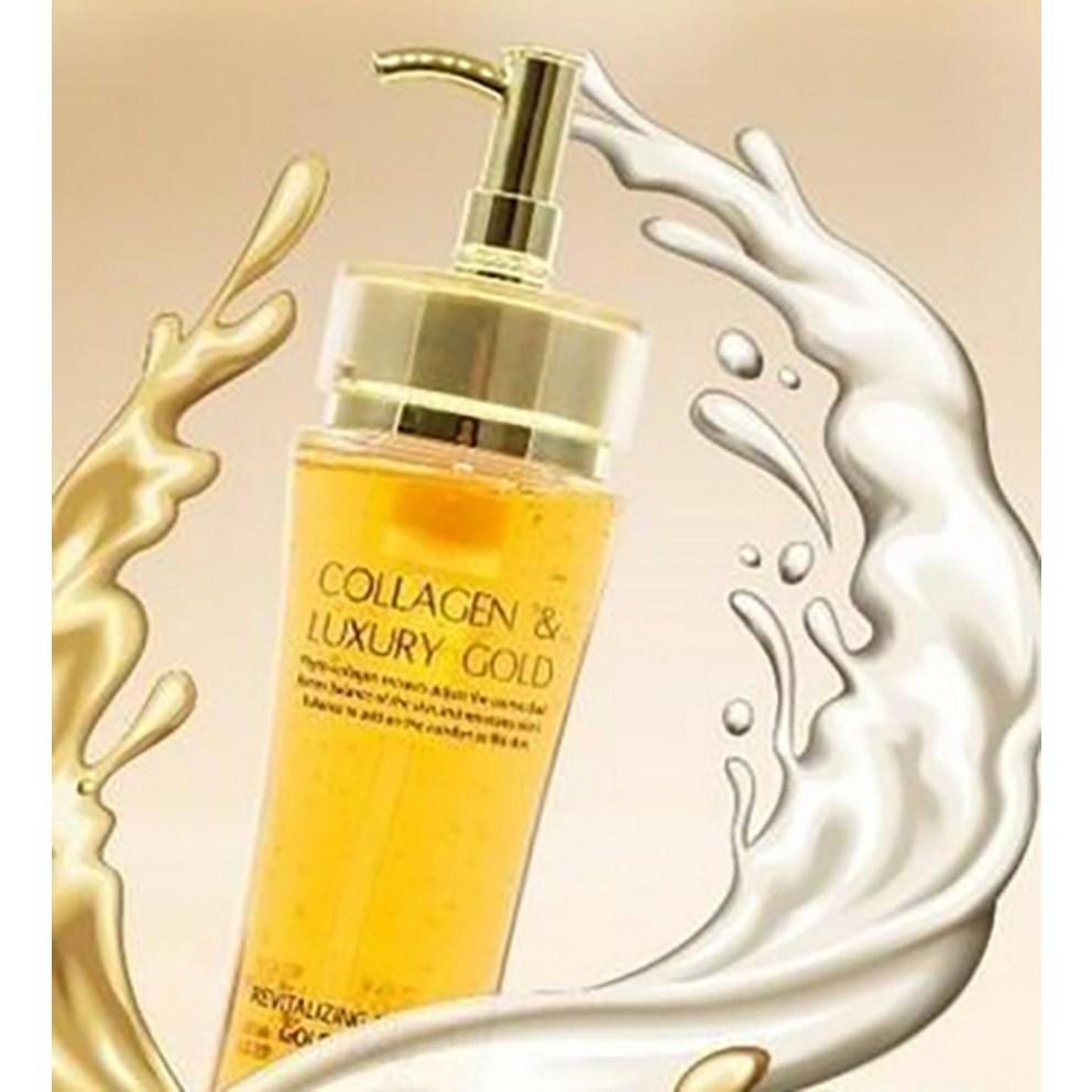 3W Clinic Collagen & Luxury Gold Revitalizing Comfort Gold Essence, 150ml, 2pcs