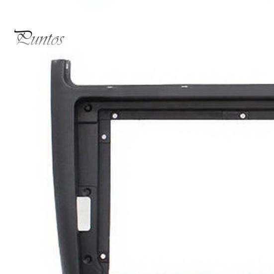 9 Inch Head Unit Panel Radio Dash Kit for Volkswagen 2014, Car Stereo Navigation Fascia Interior Upgrade with Mounting Brackets Screws, Center Console