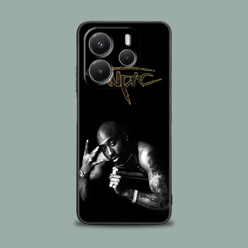 

Phone Case for Xiaomi Redmi 15C 14C 12C 13C Redmi Note 15 14 13 12 11 10 Pro Plus 5G 12S Soft Cover Hiphop Rap 2Pac Tupac Shakur Redmi 12
