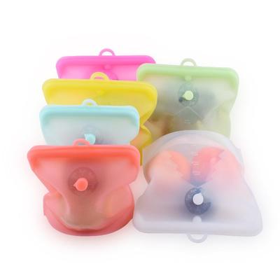 Self-Sealing Food-Grade Silicone Storage Bag with Date Pointer