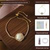 Handmade Song Brocade Bracelet Kit: DIY Base Tray & Jewelry Ornaments for Children's Team Building or Salon Events