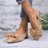 Sandali Piatte Nodo Farfalla per Donna Estate Chic Slip-On Calzature Comode
