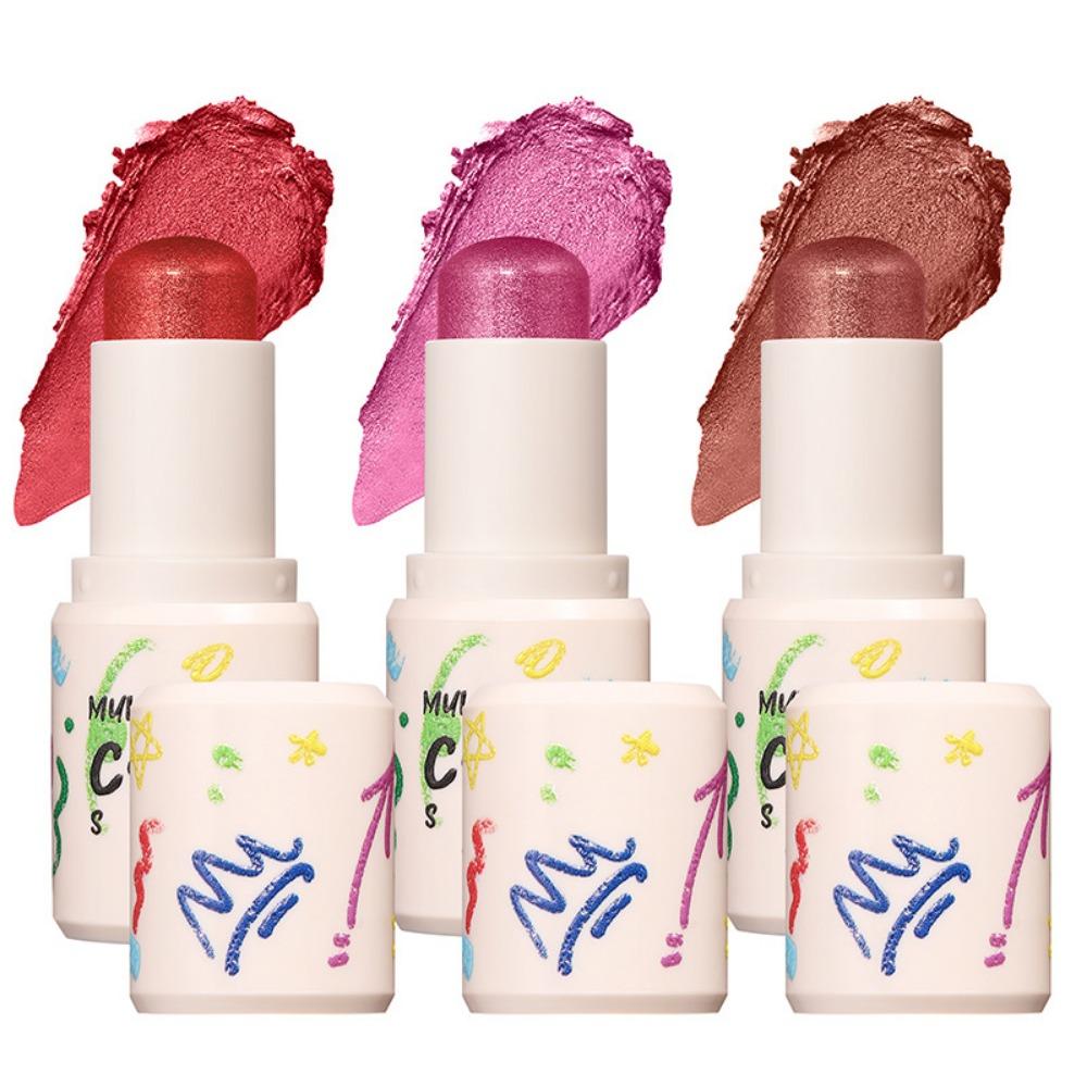 LANGMANNI 4 Color Blush Sticks Lasting Naturally Brighten Blush Stick