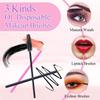 228-piece makeup tool set, including triangular powder puffs, mascara brushes, lip applicators, eyeliner brushes - disposable items