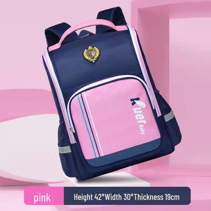 

Сверхлегкий рюкзак большой вместимости British School для 2-6 классов: Защита позвоночника, Снижение нагрузки, Унисекс-дизайн Large