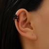 Retro Gothic Skull & Spider Ear Bone Clip - No Piercing Needed