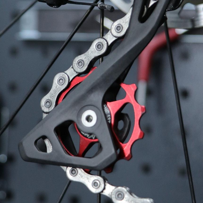 For MTB Bike 11T 13T Aluminum Jockey Wheel Mountain Road Bike Bicycle Rear Derailleur Guide Pulley Steel Bearing