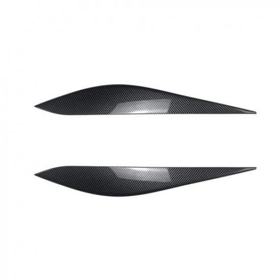 Front Headlight Eyelids Lamp Eyebrows Trim Decor For Ford Fiesta MK8 2017-