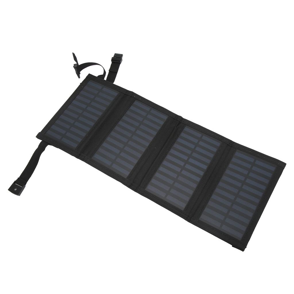 20W Foldable Solar Panel 5.5V Portable USB Port Monocrystalline Folding Board for Outdoor Travel Camping