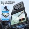 For Motorola Razr Ultra 2025 / Razr Ultra 2026 Magnetic Power,Slim Design,Screen Protector,Hinge Protection,Matte Shockproof Phone Case-Black