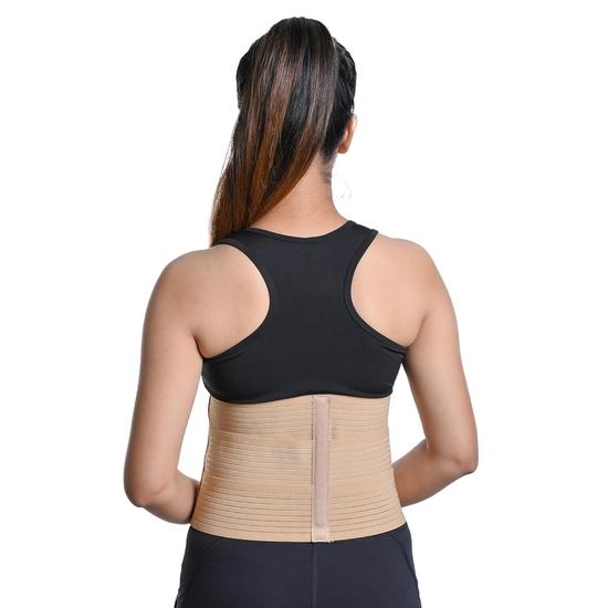 Wonder Care Abdominal Binder Tummy Trimmer Post Pregnancy Waist Support Belt-Large