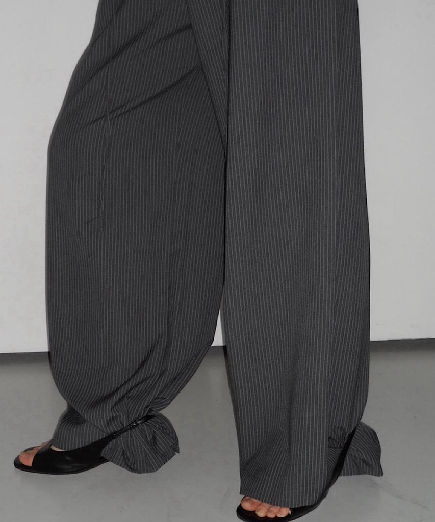 APOEM Flap Stripe Slacks - 2Colors