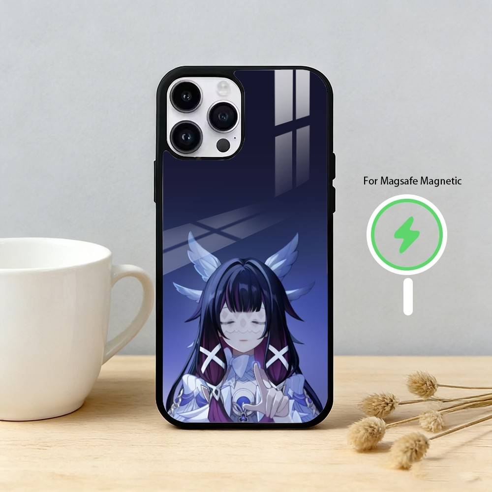 censhin impact columbina Phone Case For iPhone 17,16,15,14,13,12,Plus,Pro,Max For Magnetic Wireless Charge