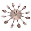 Kitchen Wall Clock Multipurpose Cutlery Kitchen Utensil Clock for Kitchen Restaurant Home Decor