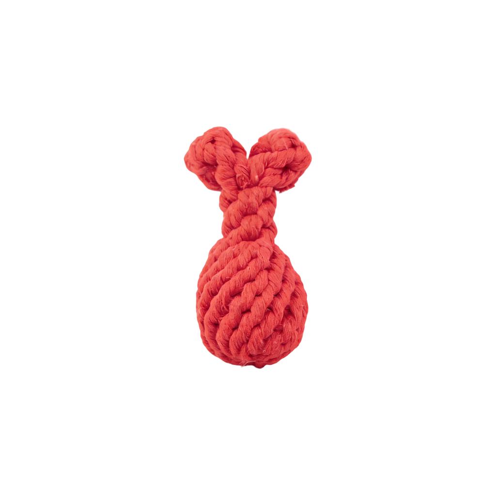 Dog Rope Chew Toys - Cute Heart,  Chicken Leg Designs For Teething, Care & Boredom Relief, Ideal For Small To Medium Dogs
