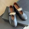 Fashion Spring Summer Flat Casual Single Shoes European American Comfortable Round Toe Mary Jane Ballet Shoe Shallow Mouth Mother Shoes