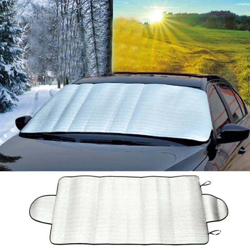 Car Front Windscreen Cover Automobile Sunshade Cover Car Windshield Snow Sun Shade Waterproof Car Cove Car Snow Shield